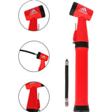 Adidas Ball Air Pump Dual action (inflates when push or pulled) for Basketball Soccer Rugby Football Volleyball Portable With Needle