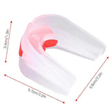 Double Layer Silicone Teeth Protector Mouthguard with Travel Case