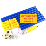 Mini Football Soccer Goal Post Net Set with Ball and Pump