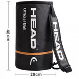 100 Tennis Ball Pick up Hopper Portable Bucket Barrel Basket Tennis Ball Sling Bag Holder