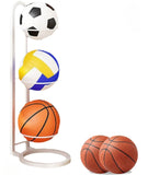 Basketball Storage Rack Volleyball Football Soccer Stand 2 and 3 Tier Ball Rack Storage