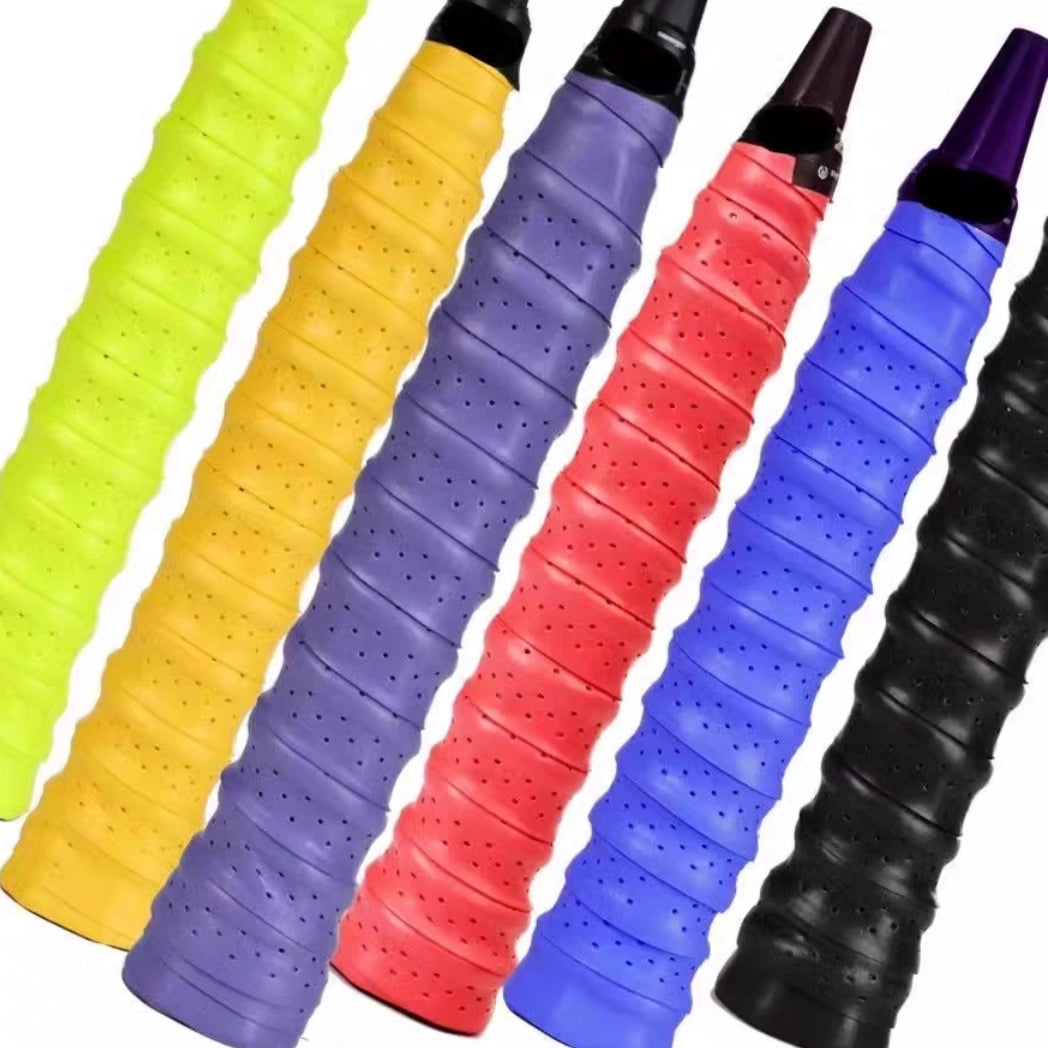Pickleball "Grip-Strip" Badminton Anti-Slip Breathable Shock Absorption Badminton Grips