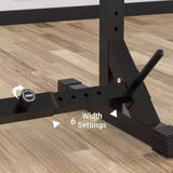 Barbell Rack Squat Stand Adjustable Bench Press Gym Home Fitness Weight Storage Rack