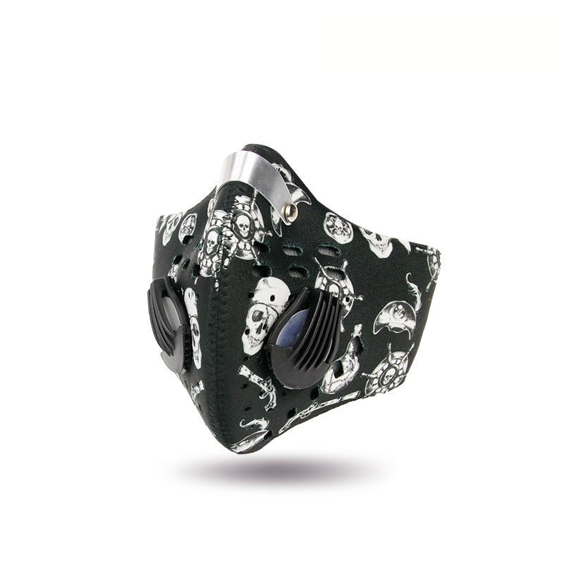 Altitude Training Anti-Dust Carbon Cough Sneeze Filter Cycling, Running Workout Mask