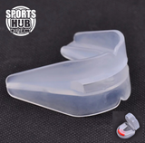 Double Layer Silicone Teeth Protector Mouthguard with Travel Case