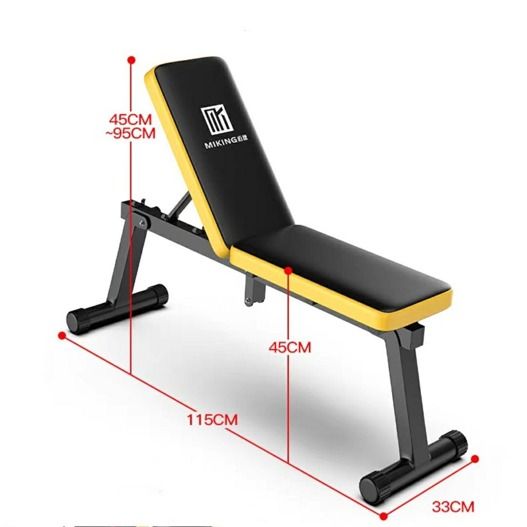 Foldable Fitness Training Weight Sit-up Full Body Workout Incline Adjustable Workout Bench