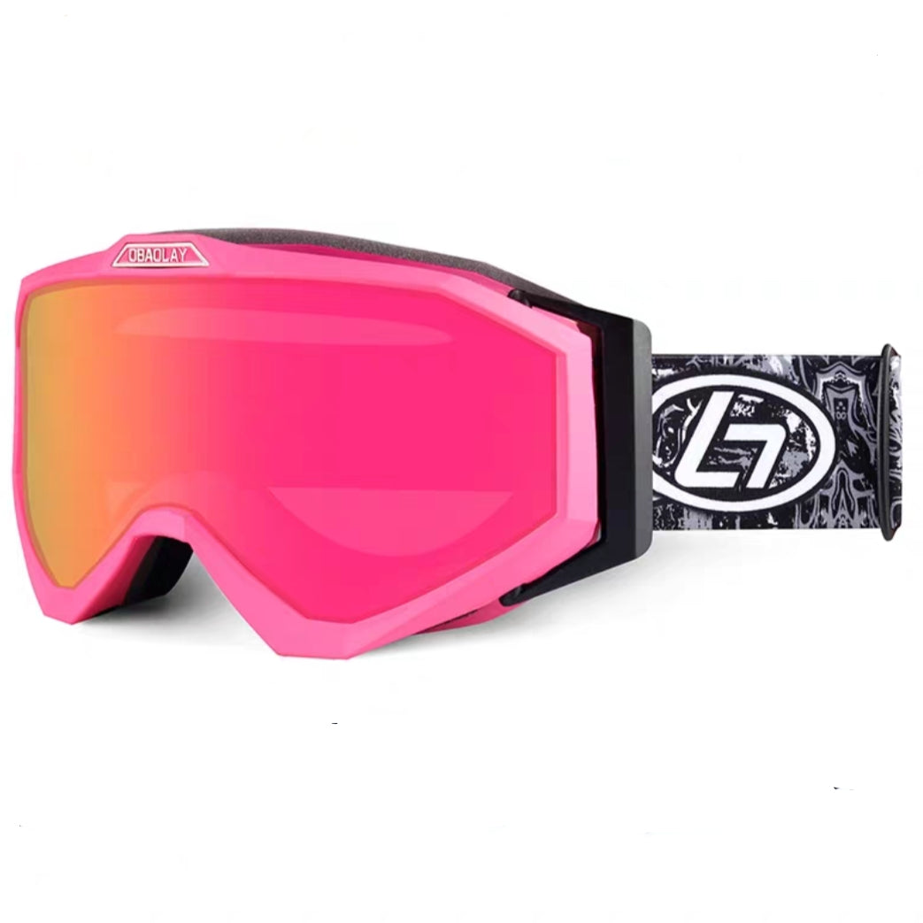 Snowboard Ski Goggles Anti-fog Snow Mask Full Frame Skiing Eyewear