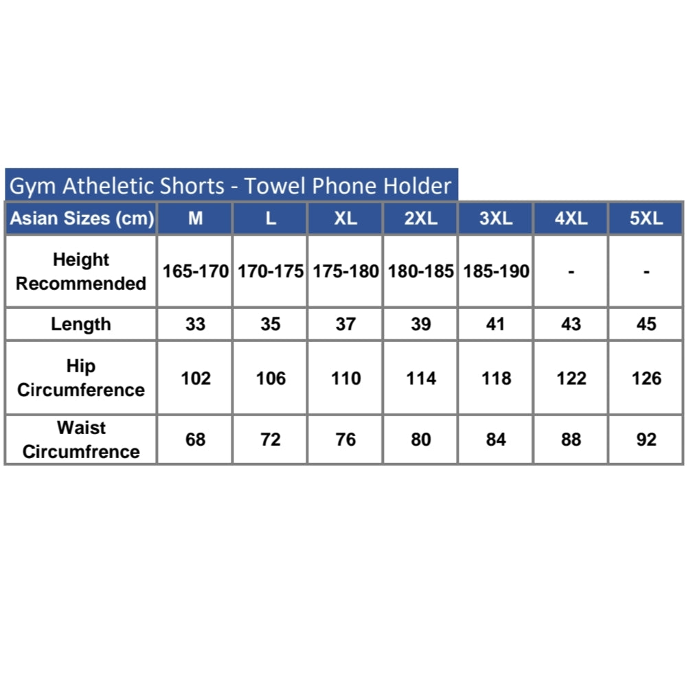 3 In 1 Sports Gym Shorts With Phone Pocket And Towel Loop Integrated Compression Tights