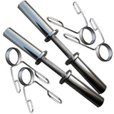 AMB Sports Olympic Dumbbell Bars with Spring Collars
