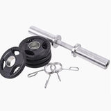 AMB Sports Olympic Dumbbell Bars with Spring Collars