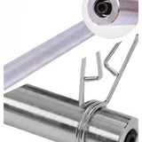 AMB Sports Olympic Dumbbell Bars with Spring Collars