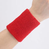 Sweatbands Wristbands Terry Cloth Athletic Sweatbands - Single Colours