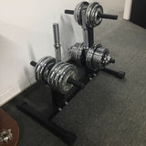 AMB Sports Compact Weight and Barbell Gym Storage Rack