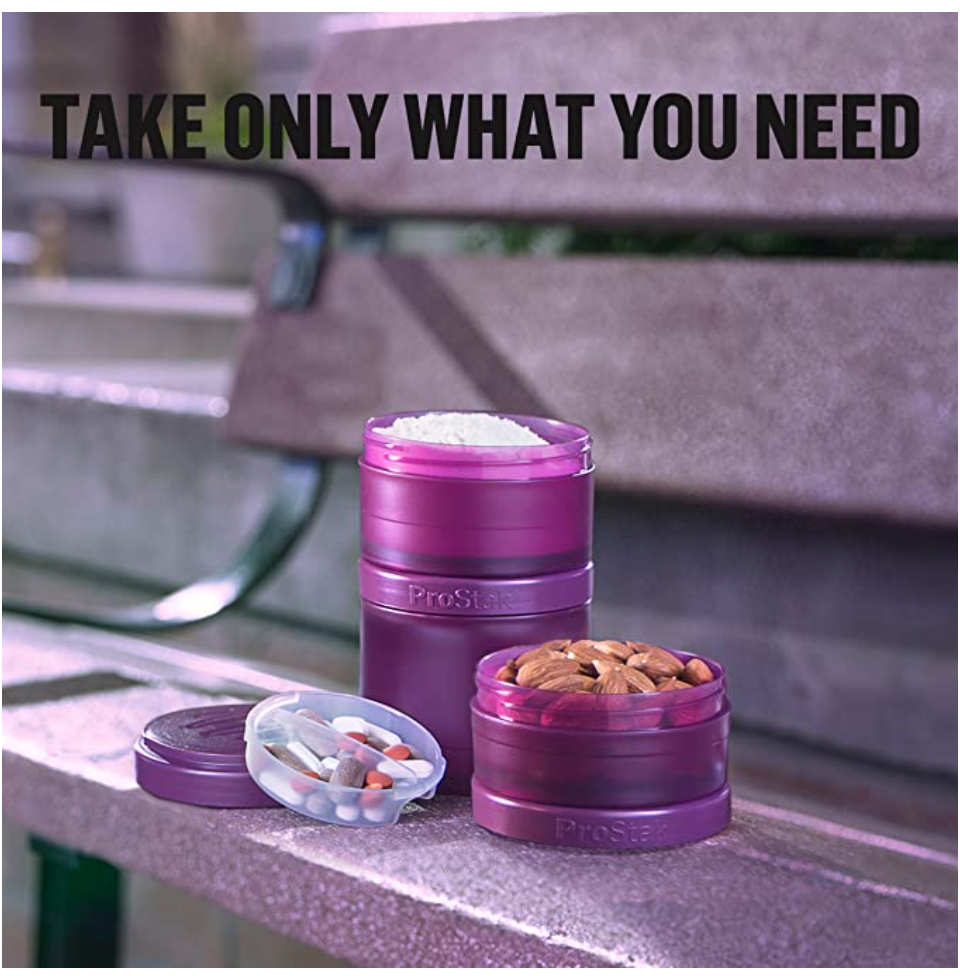 Prostak Coastal Blender Bottle V2 22oz Capacity with Pill Box