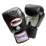 Twins Signature All Leather Dragon Boxing Muay Thai Gloves