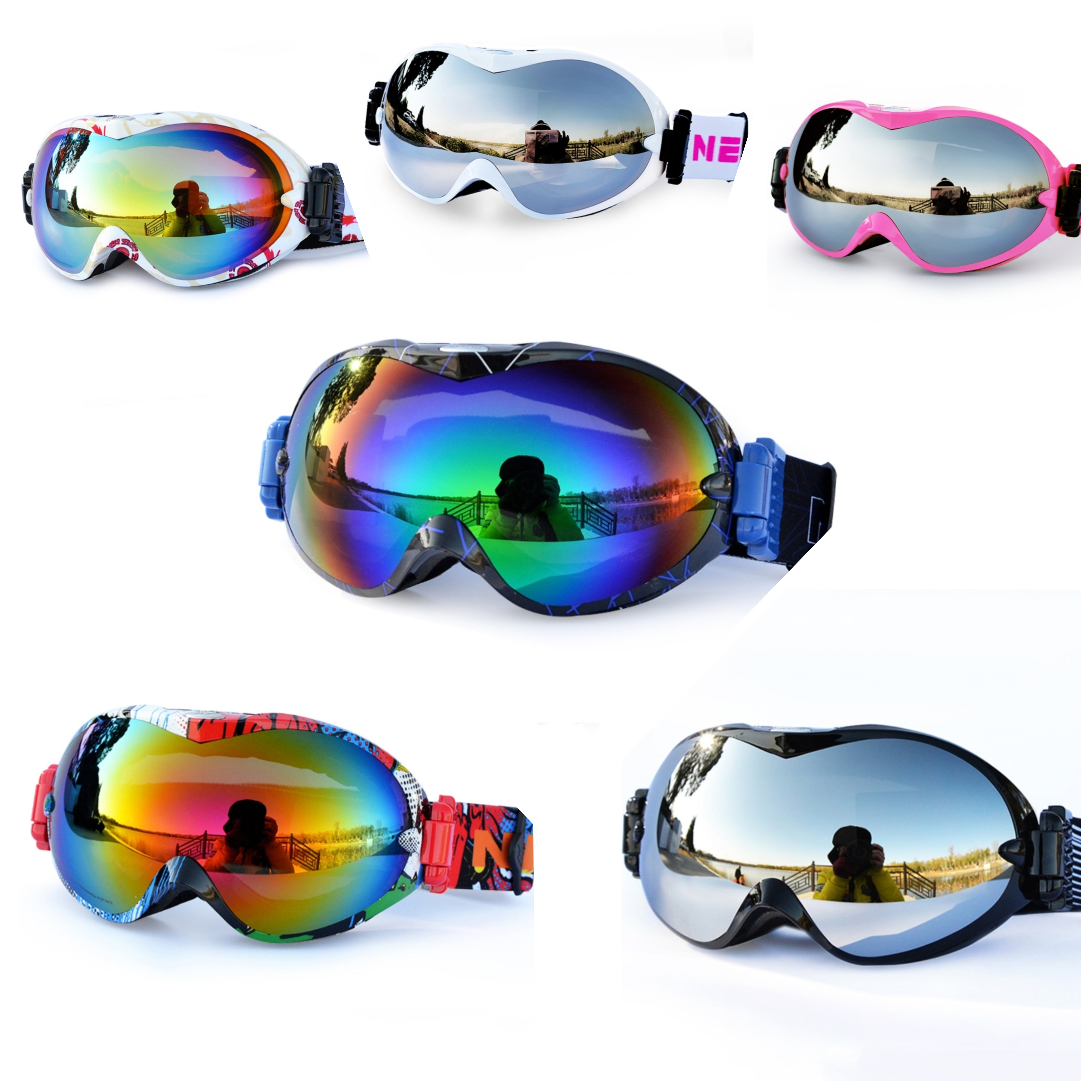 dual lens ski goggles Ski Snowboard Goggles with UV400 Protection with Dual Lens Anti Fog He –  Sports Hub Direct