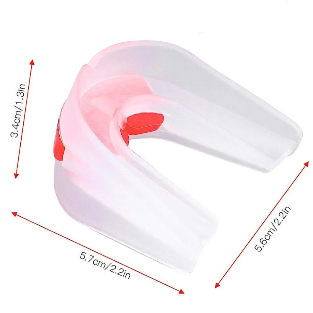 Double Layer Silicone Teeth Protector Mouthguard with Travel Case