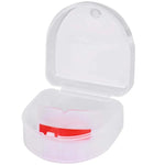 Double Layer Silicone Teeth Protector Mouthguard with Travel Case