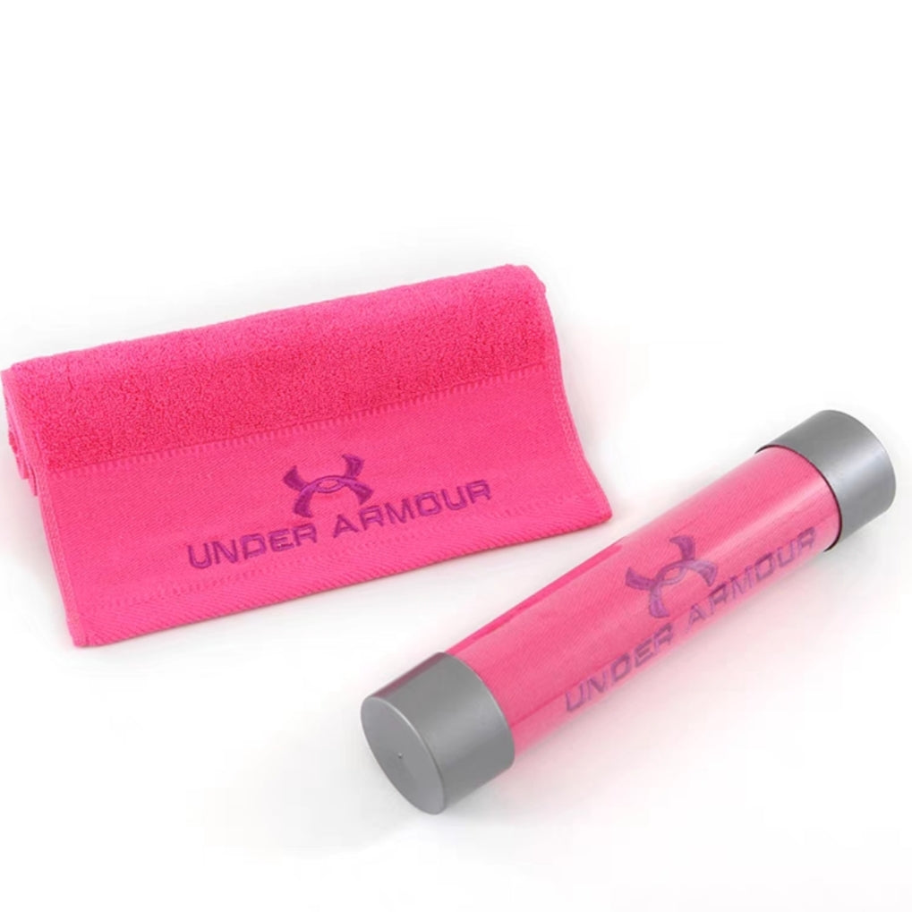 Pink under armour towel Clearance