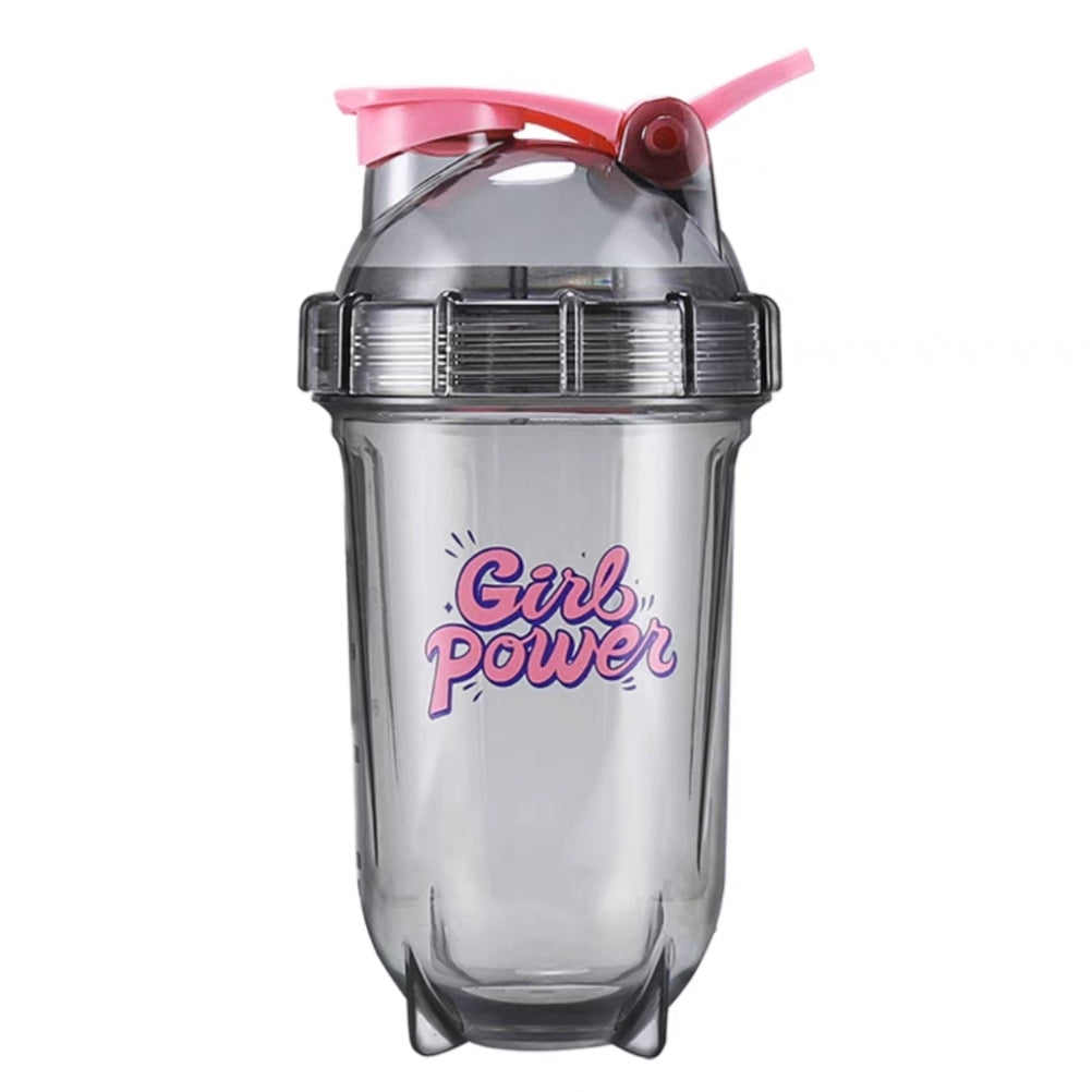 Beastmode Girl Power Range BPA Free Protein Shaker Mixer Tritan Sports Bottle 500ml Capacity
