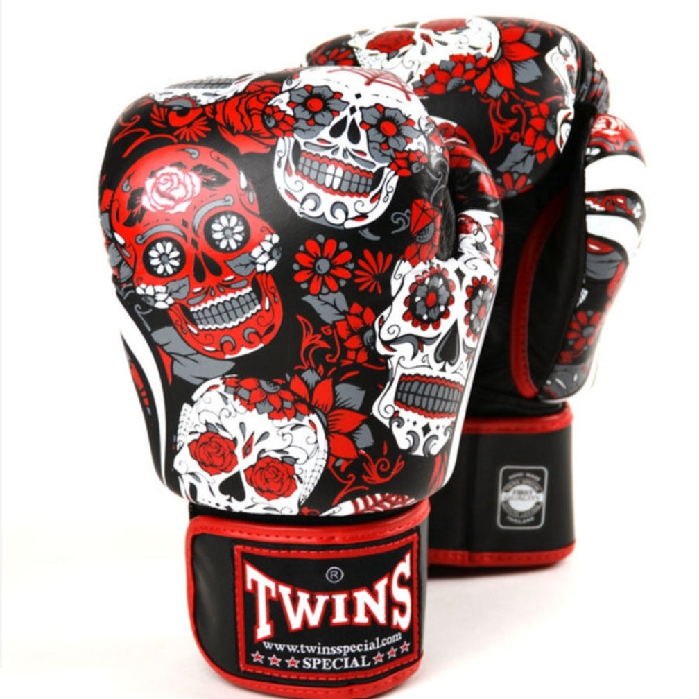 Twins Special Skull Boxing Muay Thai Gloves FBGVL3-53