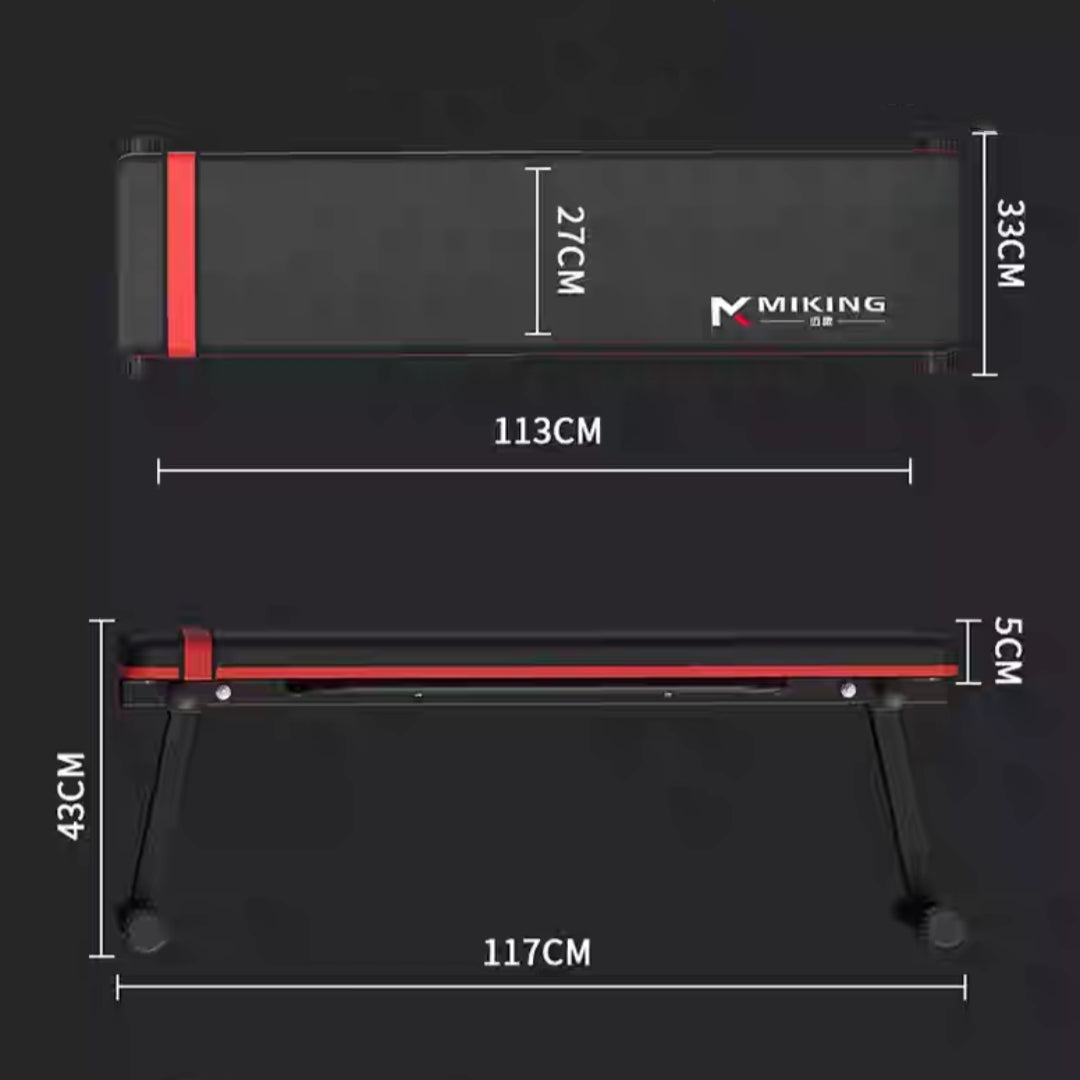 Foldable Weight Gym Bench Sit Ups Home Fitness Workout Strength Training Equipment