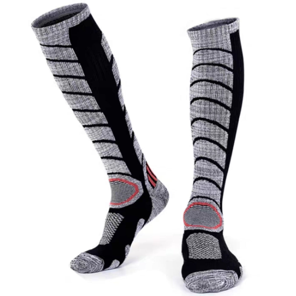Ski Socks Outdoor Warm Breathable Thick Quick-Dry Long Sports and Hiking