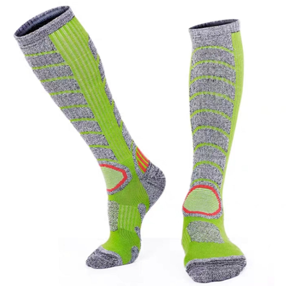 Ski Socks Outdoor Warm Breathable Thick Quick-Dry Long Sports and Hiking