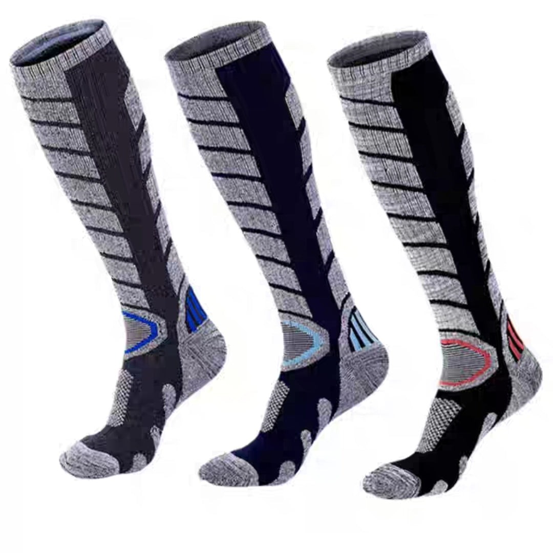 Ski Socks Outdoor Warm Breathable Thick Quick-Dry Long Sports and Hiking