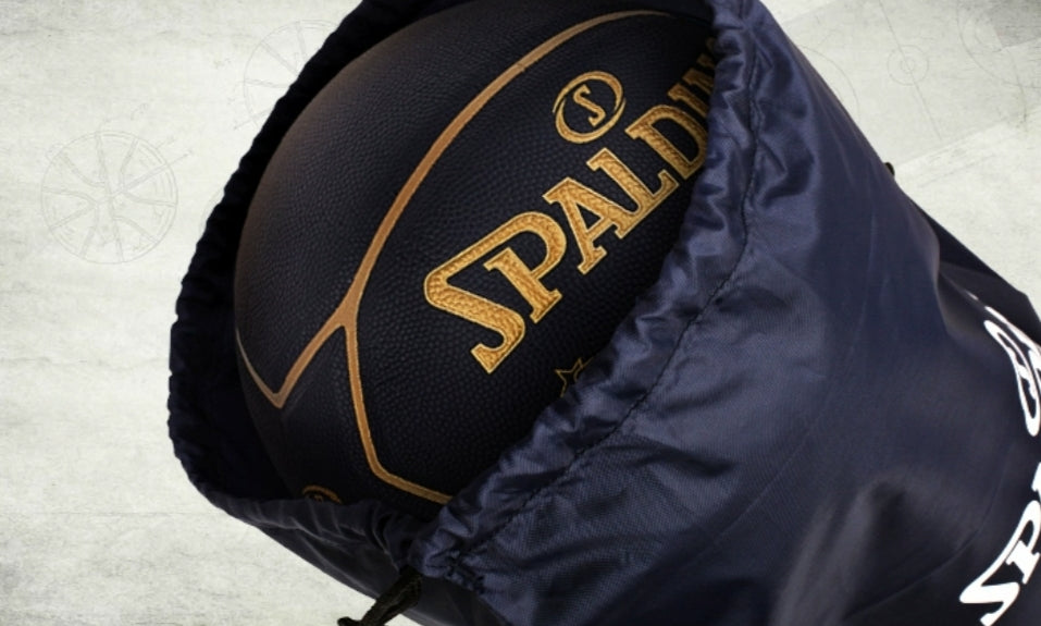 Spalding Basketball Sports Drawstring Backpack Running Fitness Shoe Bag