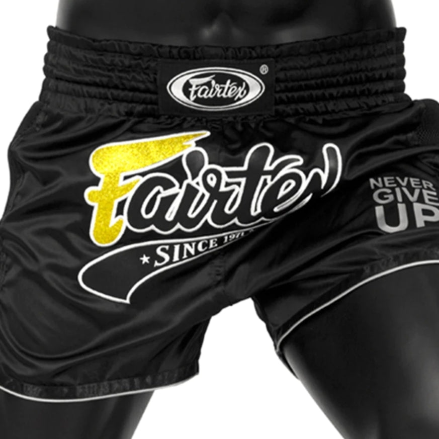 Fairtex Muay Thai MMA Shorts Lava Volcano Black/Gold