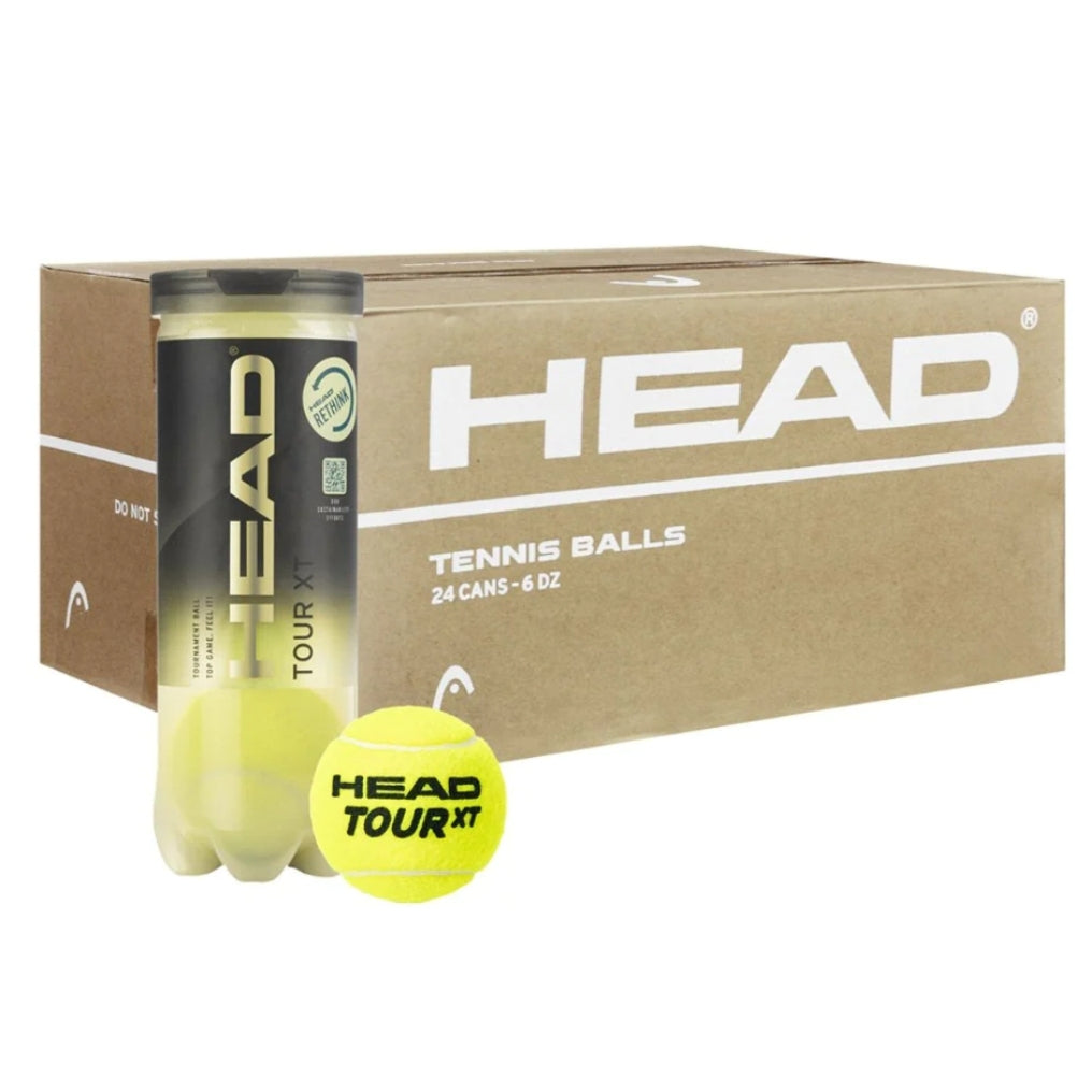 Head ATP Tennis Balls XT Tour - Single Tube 3 Balls per Tube