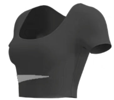 Womens Atheleisure Sports Active Wear Vest Crop Top and Shorts Fitness Yoga Gym Ladies Clothing