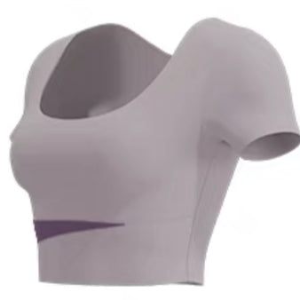 Womens Atheleisure Sports Active Wear Vest Crop Top and Shorts Fitness Yoga Gym Ladies Clothing