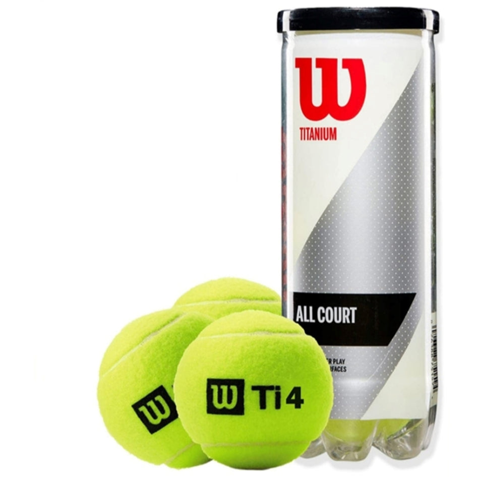 Wilson Titanium Tennis Ball 3 Tube Bundle Total 9 Balls