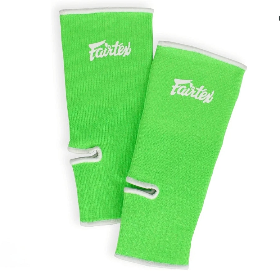 Fairtex AS1 Adult Muay Thai Boxing Ankle Shin Supports MMA Kickboxing