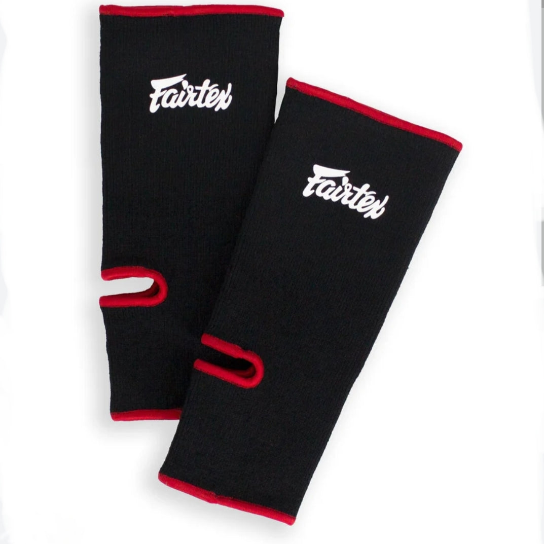 Fairtex AS1 Adult Muay Thai Boxing Ankle Shin Supports MMA Kickboxing