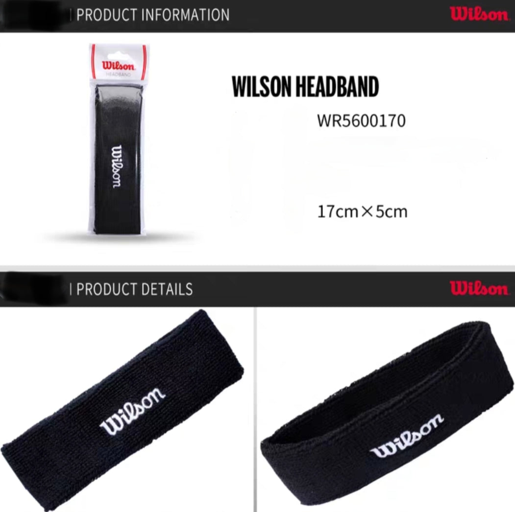 Original Wilson Sports Headband Sweatband