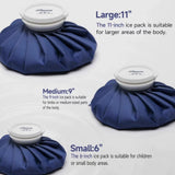 Heat or Ice Pack for Injuries Reusable Bag with for Therapy and Pain Relief with Cover, No-Leak Elastic Breathable Ice Bag