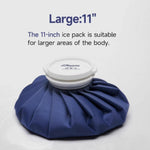 Heat or Ice Pack for Injuries Reusable Bag with for Therapy and Pain Relief with Cover, No-Leak Elastic Breathable Ice Bag