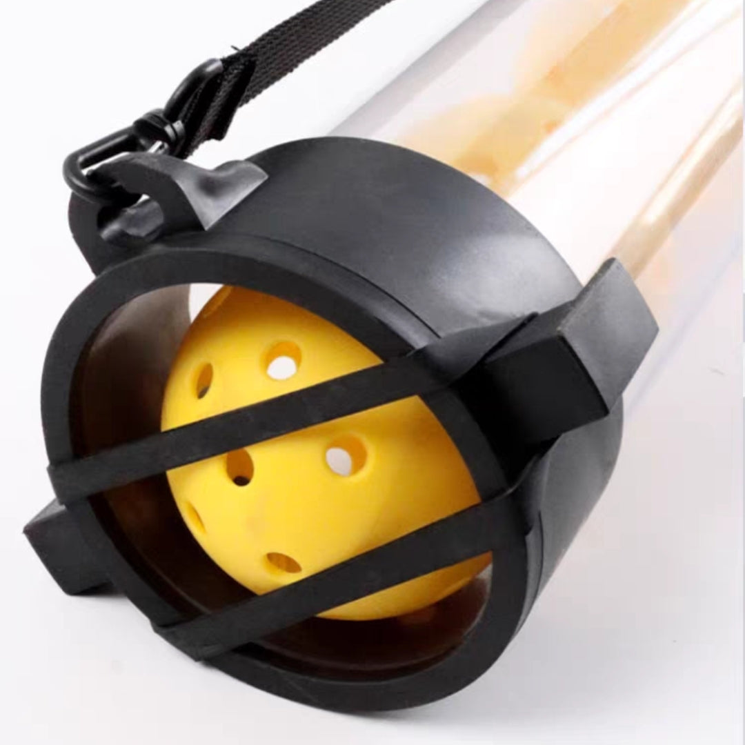 AMB Sports Tennis Foldable Extendable Telescopic Ball Picker Hopper