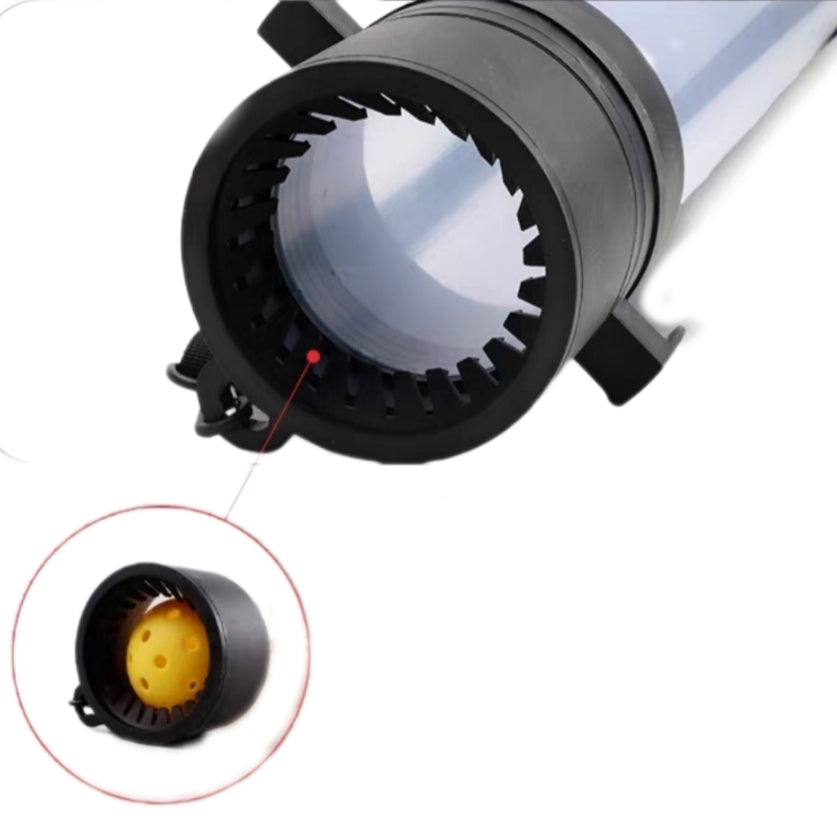 AMB Sports Tennis Foldable Extendable Telescopic Ball Picker Hopper