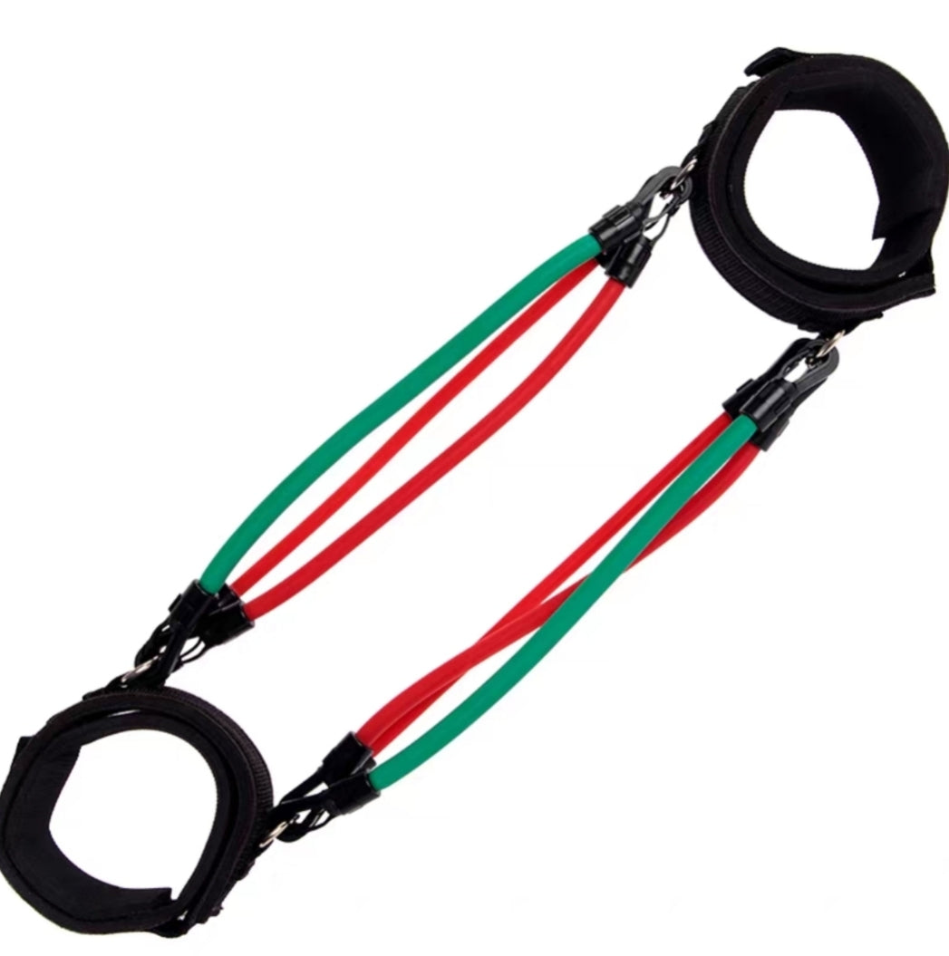 Thigh ankle Leg Agility Speed Resistance Bands (6 tension bands)