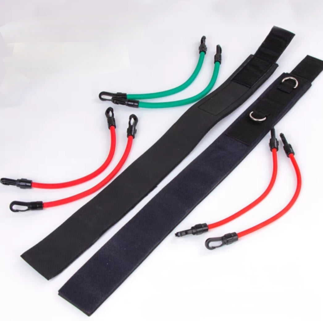 Thigh ankle Leg Agility Speed Resistance Bands (6 tension bands)