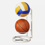 Basketball Storage Rack Volleyball Football Soccer Stand 2 and 3 Tier Ball Rack Storage