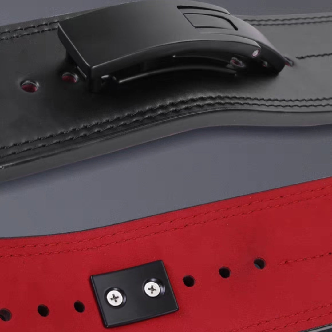 Professional Powerlifting Lever Weight Belt Leather 13mm thickness