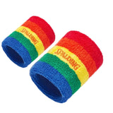 Spalding Multi-Coloured Wrist Sweatband Quick Dry Material