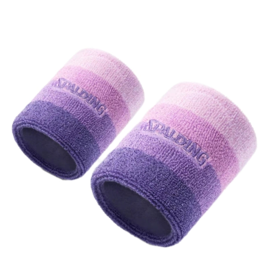 Spalding Multi-Coloured Wrist Sweatband Quick Dry Material