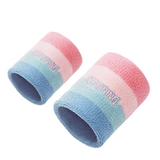 Spalding Multi-Coloured Wrist Sweatband Quick Dry Material