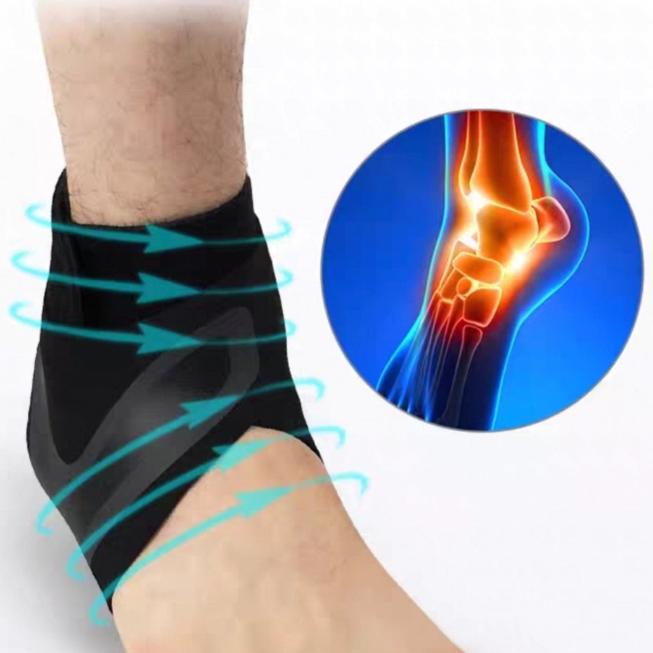 AMB Sports Compression Sports Ankle Support Brace (Sold as a Pair)